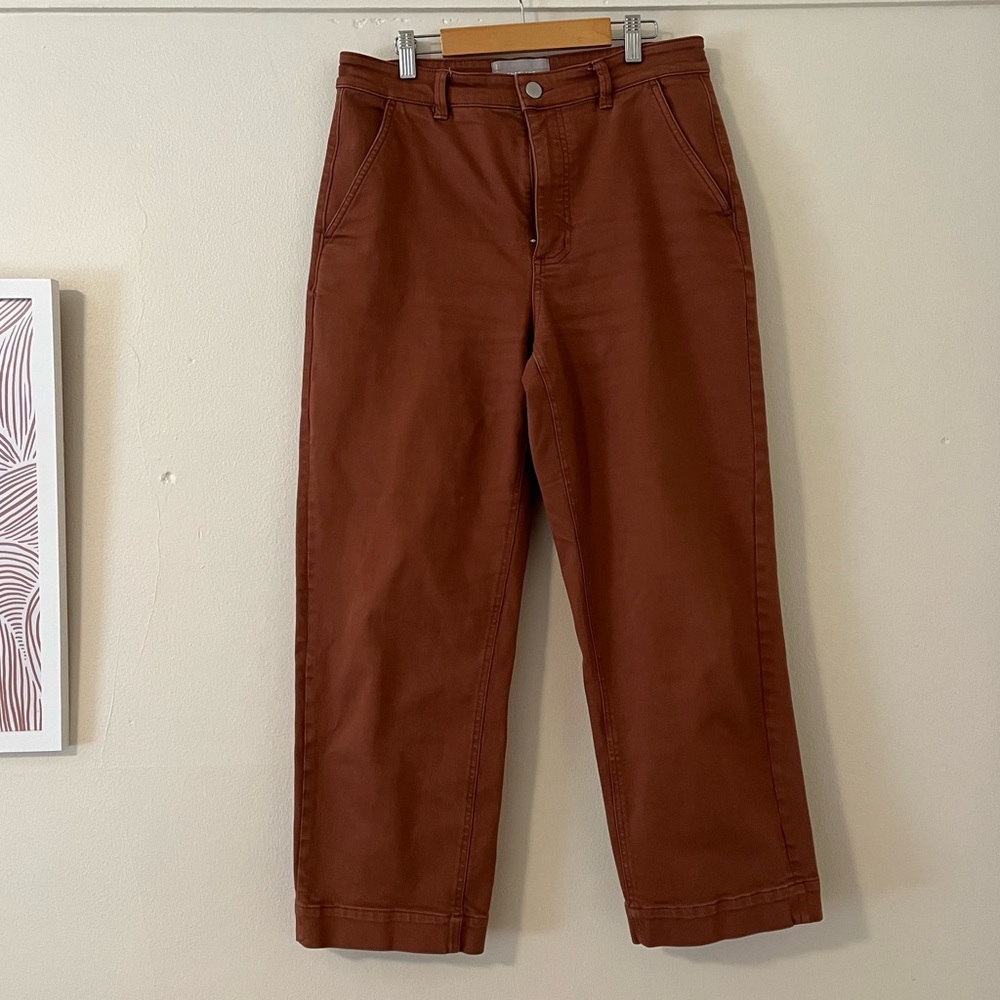 Everlane Straight Leg Crop in Cocoa